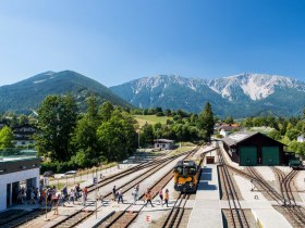 Railroad station in Puchberg am Schneeberg, &copy; Wiener Alpen in Nieder&ouml;sterreich