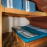 Bunk beds with blankets and pillows at the Edelwei&szlig;h&uuml;tte on Schneeberg