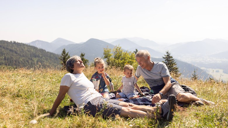 Ein Picknick bei bestem Bergwetter, © NB/Frühmann